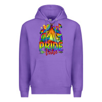 Purple pride tribe lgbtq Premium Hoodie - texasbilliewilder