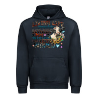 Navy living life somewhere between jesus take the wheel Urban Hoodie - Zillion Design Studio