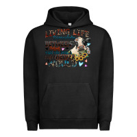 Pigment Black living life somewhere between jesus take the wheel Urban Hoodie - Zillion Design Studio