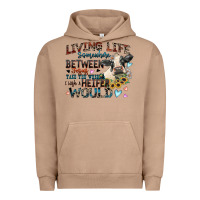 Pigment Burro living life somewhere between jesus take the wheel Urban Hoodie - Zillion Design Studio