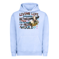 Pigment Grape Ice living life somewhere between jesus take the wheel Urban Hoodie - Zillion Design Studio