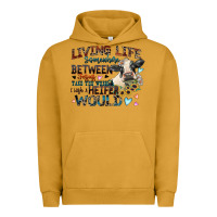 Pigment Peanut Butter living life somewhere between jesus take the wheel Urban Hoodie - Zillion Design Studio