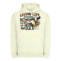 Pigment Pistachio living life somewhere between jesus take the wheel Urban Hoodie - Zillion Design Studio