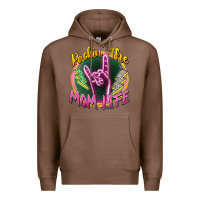 Chestnut rockin' the mom life Premium Hoodie - Zillion Design Studio