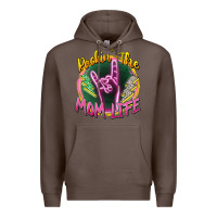Coffee rockin' the mom life Premium Hoodie - Zillion Design Studio