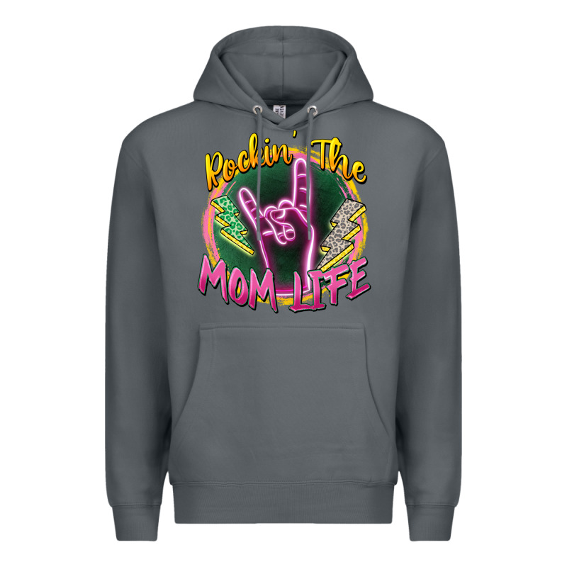 Rockin' The Mom Life Premium Hoodie by Zillion Design Studio | Teevron