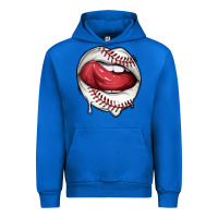 Cobalt sports lips baseball Urban Hoodie - texasbilliewilder