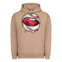 Pigment Burro sports lips baseball Urban Hoodie - texasbilliewilder