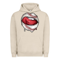 Pigment French Oak sports lips baseball Urban Hoodie - texasbilliewilder