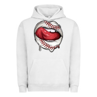 Pigment Lunar Rock sports lips baseball Urban Hoodie - texasbilliewilder