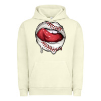 Pigment Pistachio sports lips baseball Urban Hoodie - texasbilliewilder