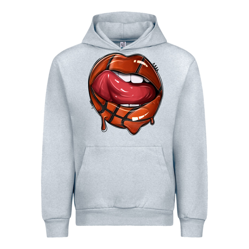 Sports Lips Basketball Urban Hoodie by texasbilliewilder | Teevron