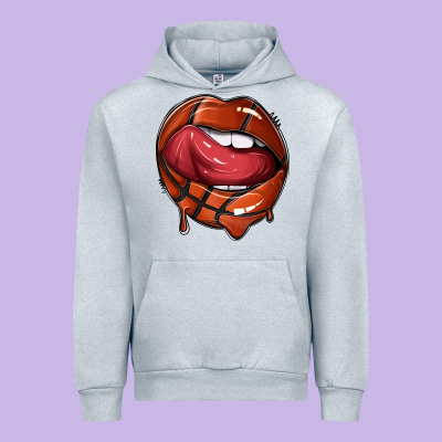 Urban Hoodie sports lips basketball