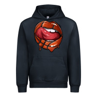 Navy sports lips basketball Urban Hoodie - texasbilliewilder