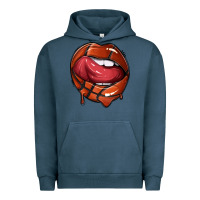 Pigment Midnight Navy sports lips basketball Urban Hoodie - texasbilliewilder