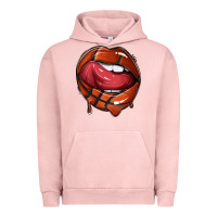 Pigment Salmon sports lips basketball Urban Hoodie - texasbilliewilder