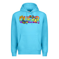 Ocean Blue queer pride lgbtq Premium Hoodie - texasbilliewilder