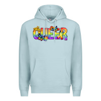 Blue Mist queer pride lgbtq Premium Hoodie - texasbilliewilder