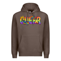 Coffee queer pride lgbtq Premium Hoodie - texasbilliewilder