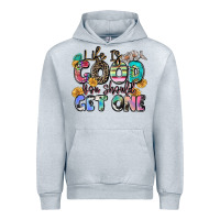 Heather Grey life is good you should get one Urban Hoodie - Zillion Design Studio