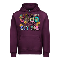 Mauve Wine life is good you should get one Urban Hoodie - Zillion Design Studio
