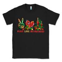 Black Peace Love Nutcrackers Classic Tee - BundleAndBundleShop