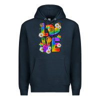 Navy pride love Premium Hoodie - texasbilliewilder