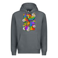 Rock pride love Premium Hoodie - texasbilliewilder