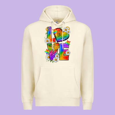 Pride Love Premium Hoodie Designed By Texasbilliewilder