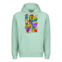 Seafoam pride love Premium Hoodie - texasbilliewilder
