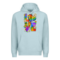 Blue Mist pride love Premium Hoodie - texasbilliewilder
