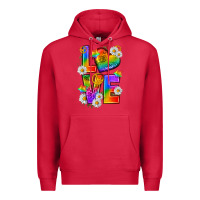 Cardinal pride love Premium Hoodie - texasbilliewilder
