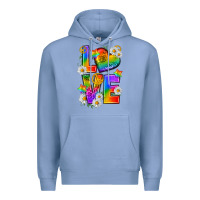Colony Blue pride love Premium Hoodie - texasbilliewilder
