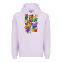 Lilac pride love Premium Hoodie - texasbilliewilder