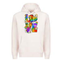 Pale Pink pride love Premium Hoodie - texasbilliewilder