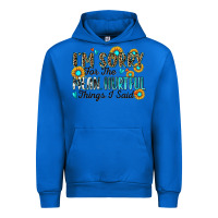 Cobalt i'm sorry for the mean hurtful things i said Urban Hoodie - Zillion Design Studio