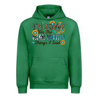 Emerald i'm sorry for the mean hurtful things i said Urban Hoodie - Zillion Design Studio
