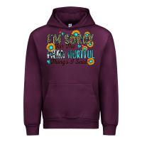 Mauve Wine i'm sorry for the mean hurtful things i said Urban Hoodie - Zillion Design Studio