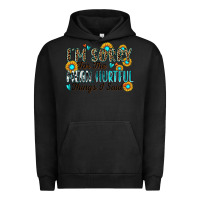 Pigment Black i'm sorry for the mean hurtful things i said Urban Hoodie - Zillion Design Studio