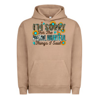 Pigment Burro i'm sorry for the mean hurtful things i said Urban Hoodie - Zillion Design Studio