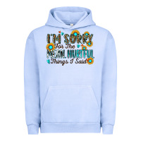 Pigment Grape Ice i'm sorry for the mean hurtful things i said Urban Hoodie - Zillion Design Studio