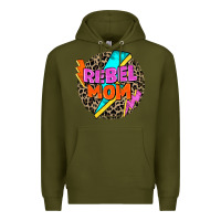 Army Green rebel mom Premium Hoodie - Zillion Design Studio