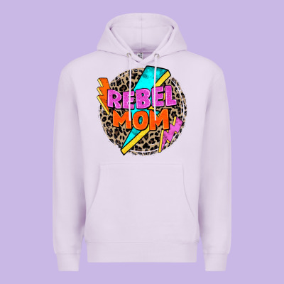 Rebel Mom Premium Hoodie Designed By Zillion Design Studio