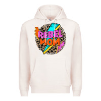 Pale Pink rebel mom Premium Hoodie - Zillion Design Studio