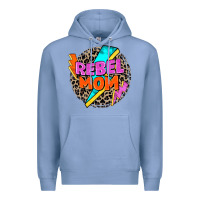 Colony Blue rebel mom Premium Hoodie - Zillion Design Studio