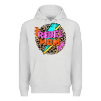 Dove Grey rebel mom Premium Hoodie - Zillion Design Studio