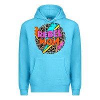 Ocean Blue rebel mom Premium Hoodie - Zillion Design Studio