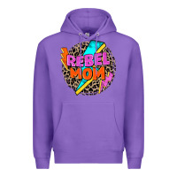Purple rebel mom Premium Hoodie - Zillion Design Studio