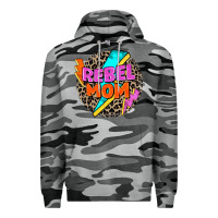 Slate Camo rebel mom Premium Hoodie - Zillion Design Studio