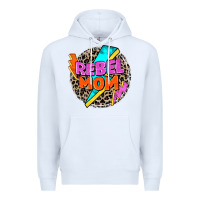White rebel mom Premium Hoodie - Zillion Design Studio